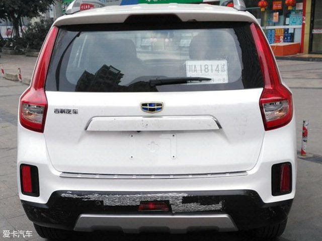 吉利新款GX7諜照 上半年上市